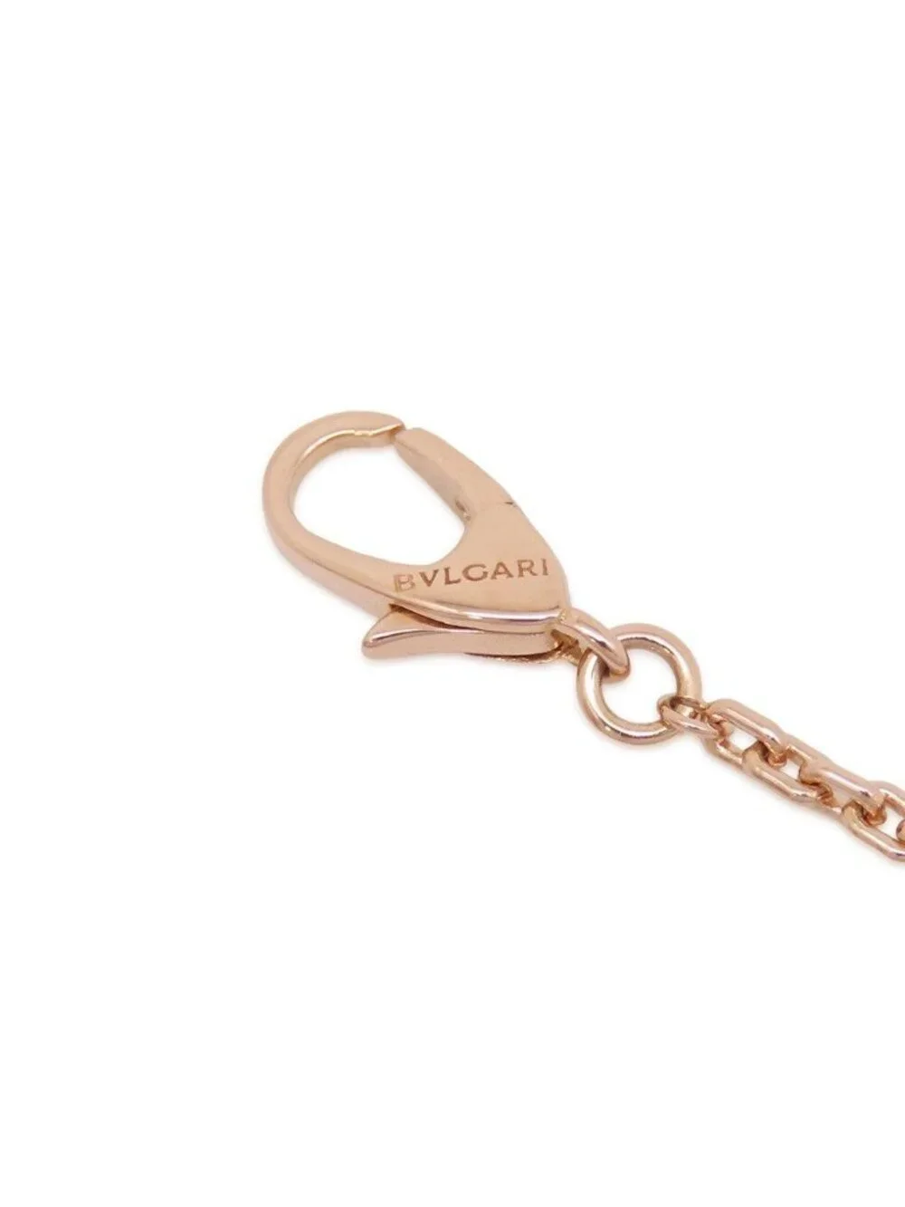 Bvlgari Necklace Serpenti Viper Onyx Diamond 18k Pink Gold Pendant